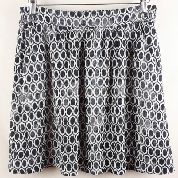 LOFT Dresses & Skirts - LOFT Blue and White Skirt Pockets Medium